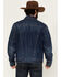 Image #4 - Wrangler Men's Medium Wash Flannel Lined Denim Jacket, Medium Wash, hi-res