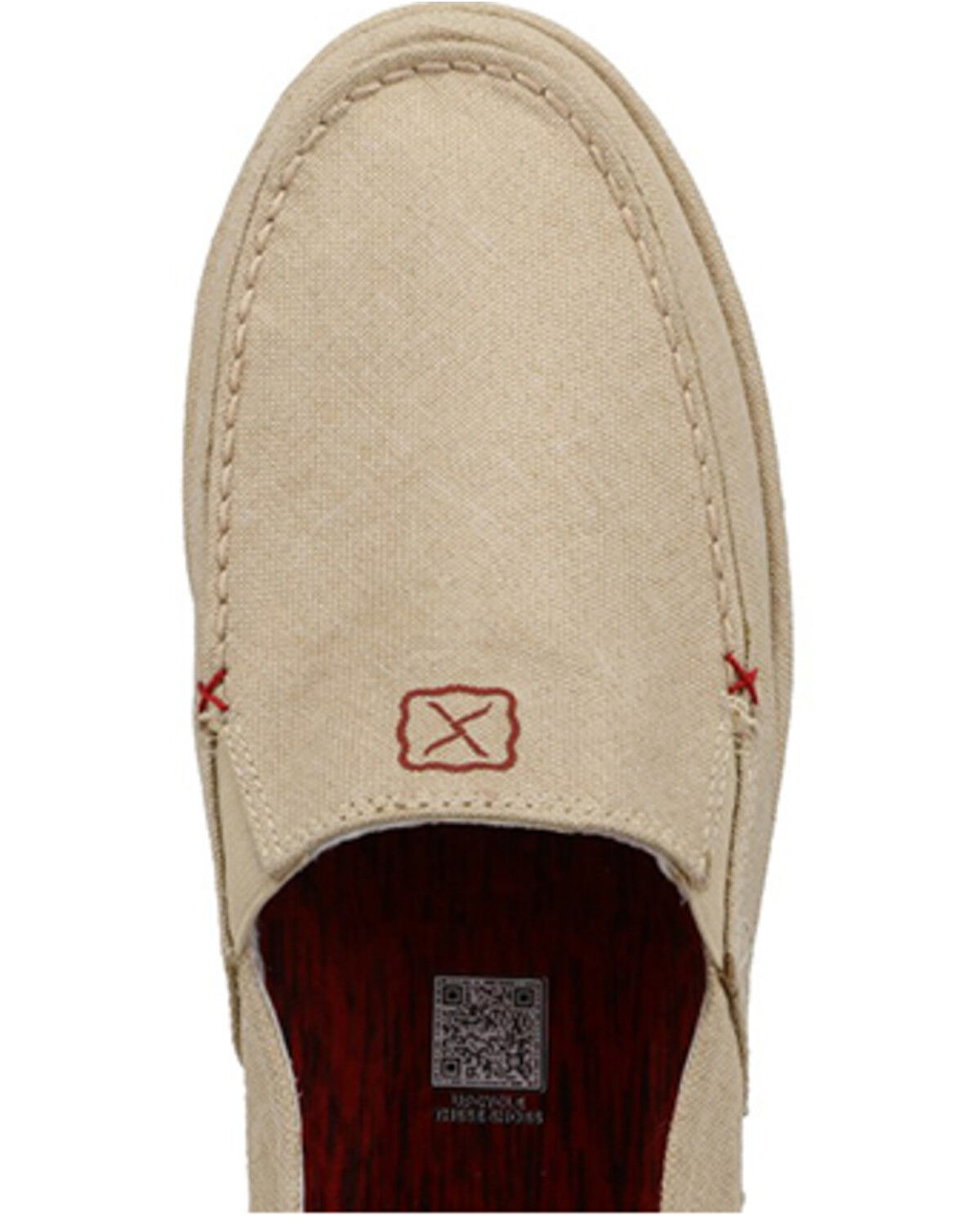Image #4 - Twisted X Men's Circular Project™ Slip-On Shoes - Moc Toe, Cream, hi-res