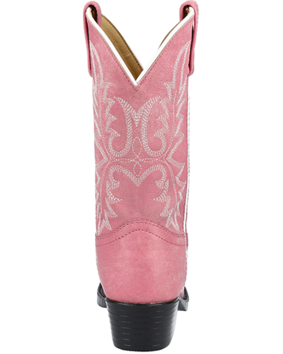 Image #5 - Smoky Mountain Little Girls' Denver Western Boots - Round Toe, Pink, hi-res