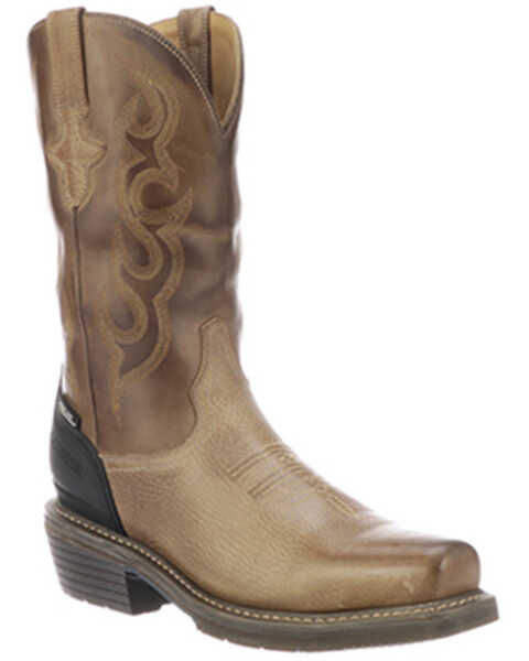 Lucchese Men's Stone Western Boots - Square Toe , Stone, hi-res