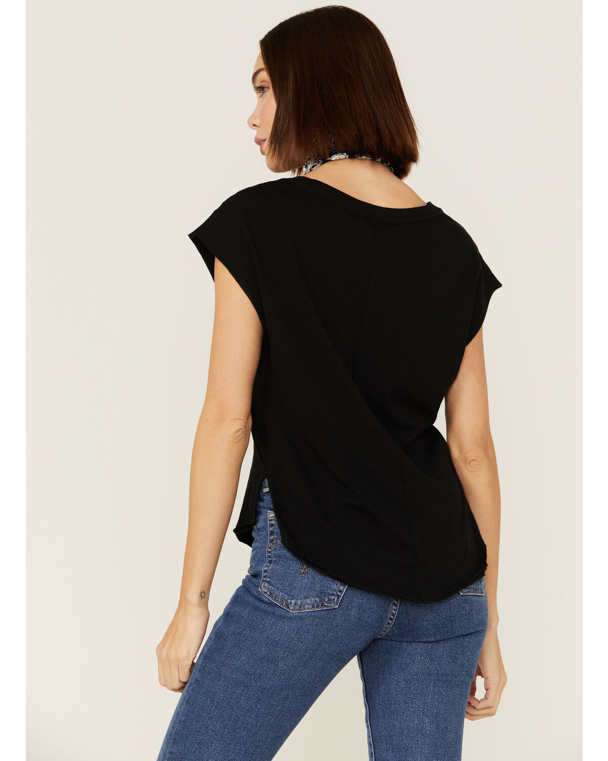 Image #3 - Shyanne Women's Honey Your Soul Is Golden Cactus Graphic Tee, Black, hi-res