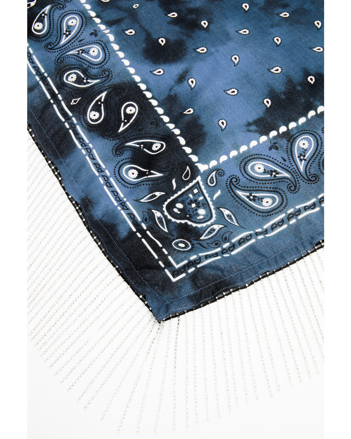 Image #2 - Idyllwind Women's Bluebell Fringe Bandana Necklace, Navy, hi-res
