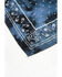 Image #2 - Idyllwind Women's Bluebell Fringe Bandana Necklace, Navy, hi-res