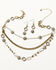 Image #1 - Shyanne Women's Champagne Chateau Jasper Multilayered Jewelry Set - 2 Piece, Multi, hi-res