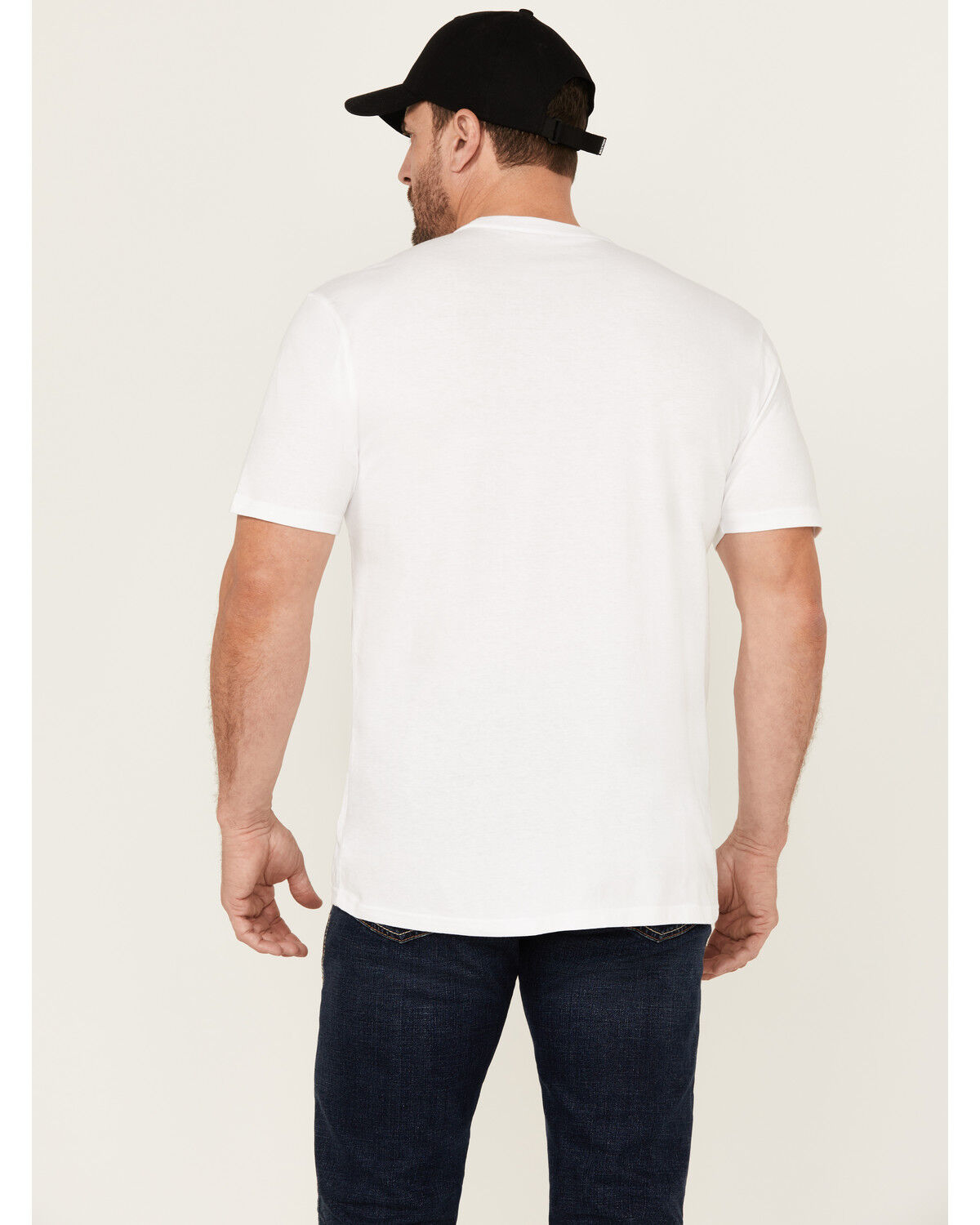 Image #4 - Brixton Men's Woodburn Short Sleeve Pocket T-Shirt, White, hi-res