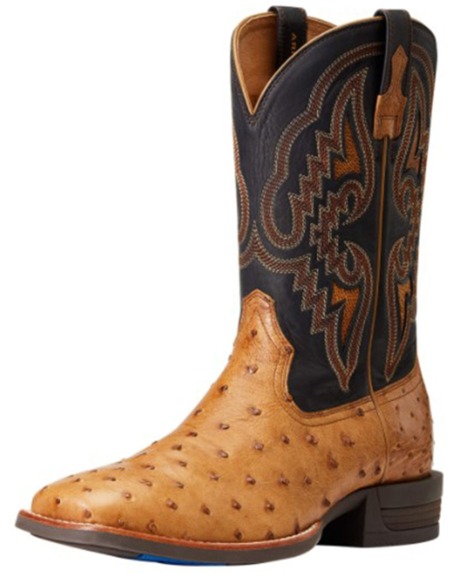 Ariat Men s Dagger Full Quill Ostrich Exotic Western Boots Broad