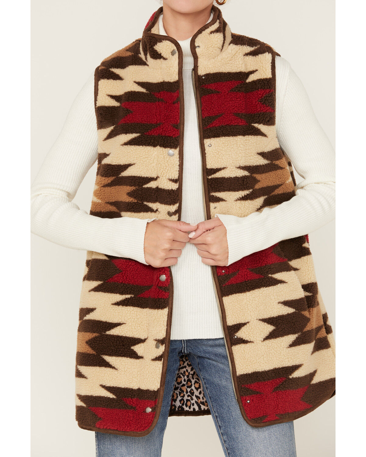 Image #3 - Tasha Polizzi Women's Hamptom Blanket Vest, Ivory, hi-res