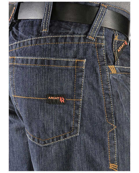 Ariat Men's Flame Resistant Loose Fit Shale Work Jeans - Big, Indigo, hi-res