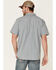 Image #4 - Moonshine Spirit Men's Santa Fe Dobby Plaid Short Sleeve Snap Western Shirt , Tan, hi-res