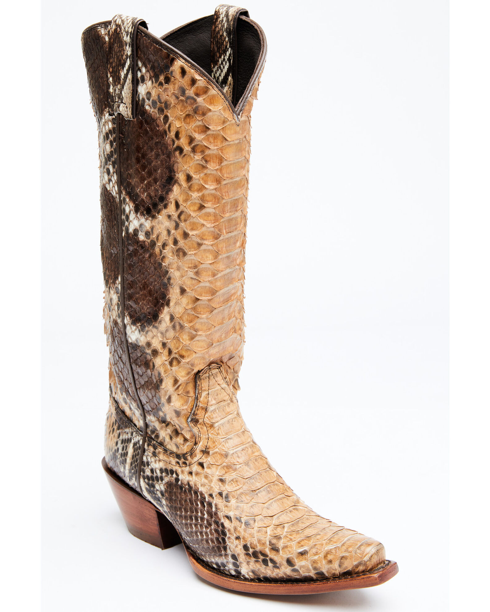 Women's python cowboy boots 2025
