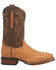 Dan Post Men's Kershaw Exotic Ostrich Skin Western Boots - Broad Square Toe, Tan, hi-res