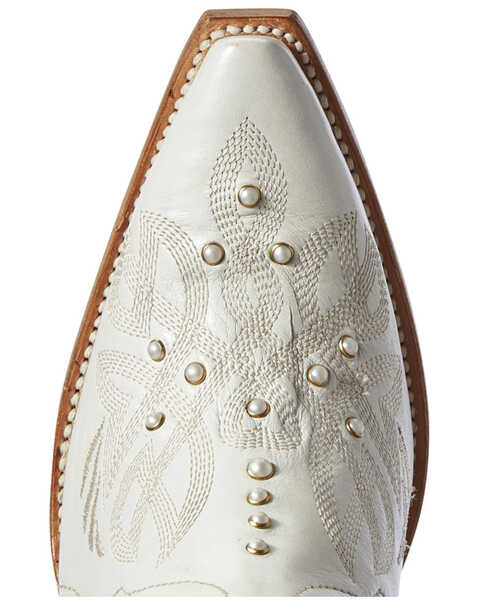 Image #4 - Ariat Women's Pearl Snow White Western Boots - Snip Toe, White, hi-res