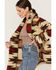 Image #2 - Tasha Polizzi Women's Stable Southwestern Print Sherpa Jacket, Ivory, hi-res