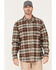 Image #1 - Hawx Men's Plaid Button-Down Flannel Work Shirt, Brown, hi-res