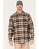 Image #1 - Hawx Men's Plaid Button-Down Flannel Work Shirt , Brown, hi-res