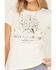 Image #3 - Idyllwind Women's Calamity Short Sleeve Graphic Trustie Tee, Ivory, hi-res