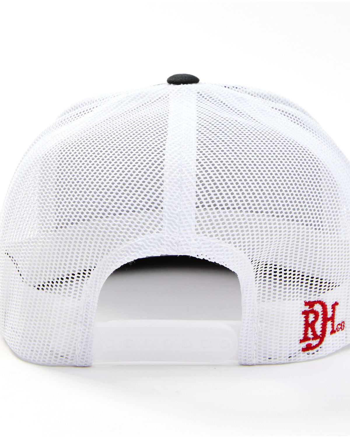 Image #3 - Red Dirt Hat Men's Embroidered Logo Tag Patch Mesh Back Cap, Black, hi-res