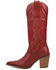 Image #4 - Dingo Women's Hensley Tall Western Boots - Round Toe, Red, hi-res
