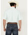 Image #4 - Ariat Men's VenTek Outbound Solid Short Sleeve Button-Down Performance Western Shirt, Aqua, hi-res