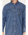 Image #3 - Hawx Men's Denim Shirt Jacket - Big & Tall, Indigo, hi-res