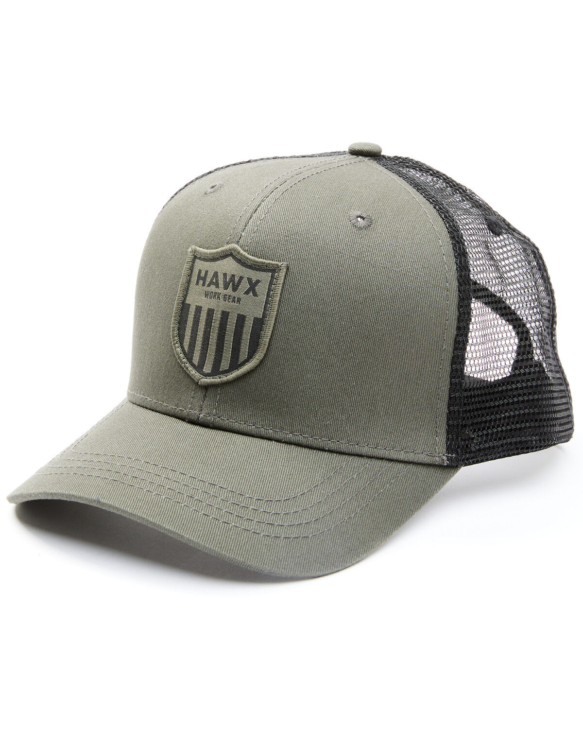 Image #1 - Hawx Men's Shield Logo Patch Ball Cap, Olive, hi-res