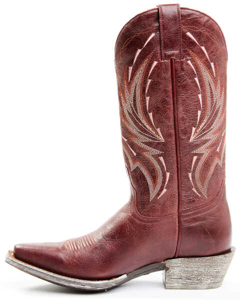 Image #3 - Shyanne Women's Ruby Western Boots - Square Toe, Red, hi-res