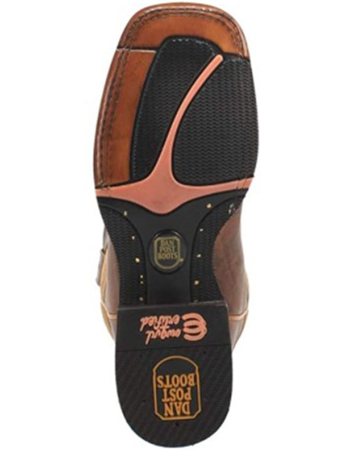 Image #6 - Dan Post Women's Tan Dozi Premium Leather Western Performance Boots - Broad Square Toe, , hi-res