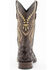 Image #4 - Ferrini Men's Bronco Brown Pirarucu Print Western Boots - Broad Square Toe, Brown, hi-res