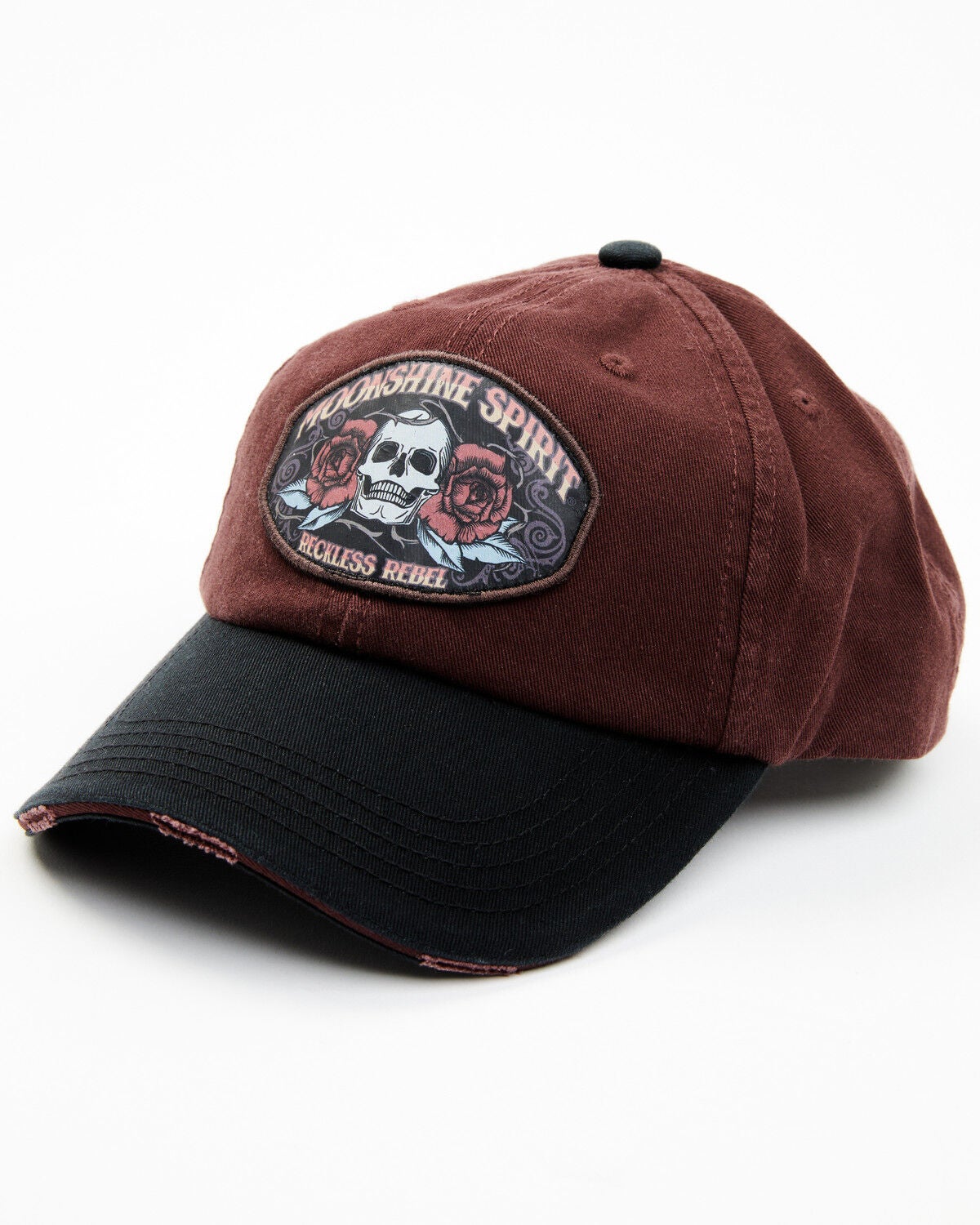 Moonshine Spirit&reg; Men's Reckless Rebel Ball Cap, Chilli, hi-res