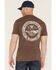 Image #1 - Troll Co Men's Haggler Short Sleeve Graphic T-Shirt - Big, Blue, hi-res