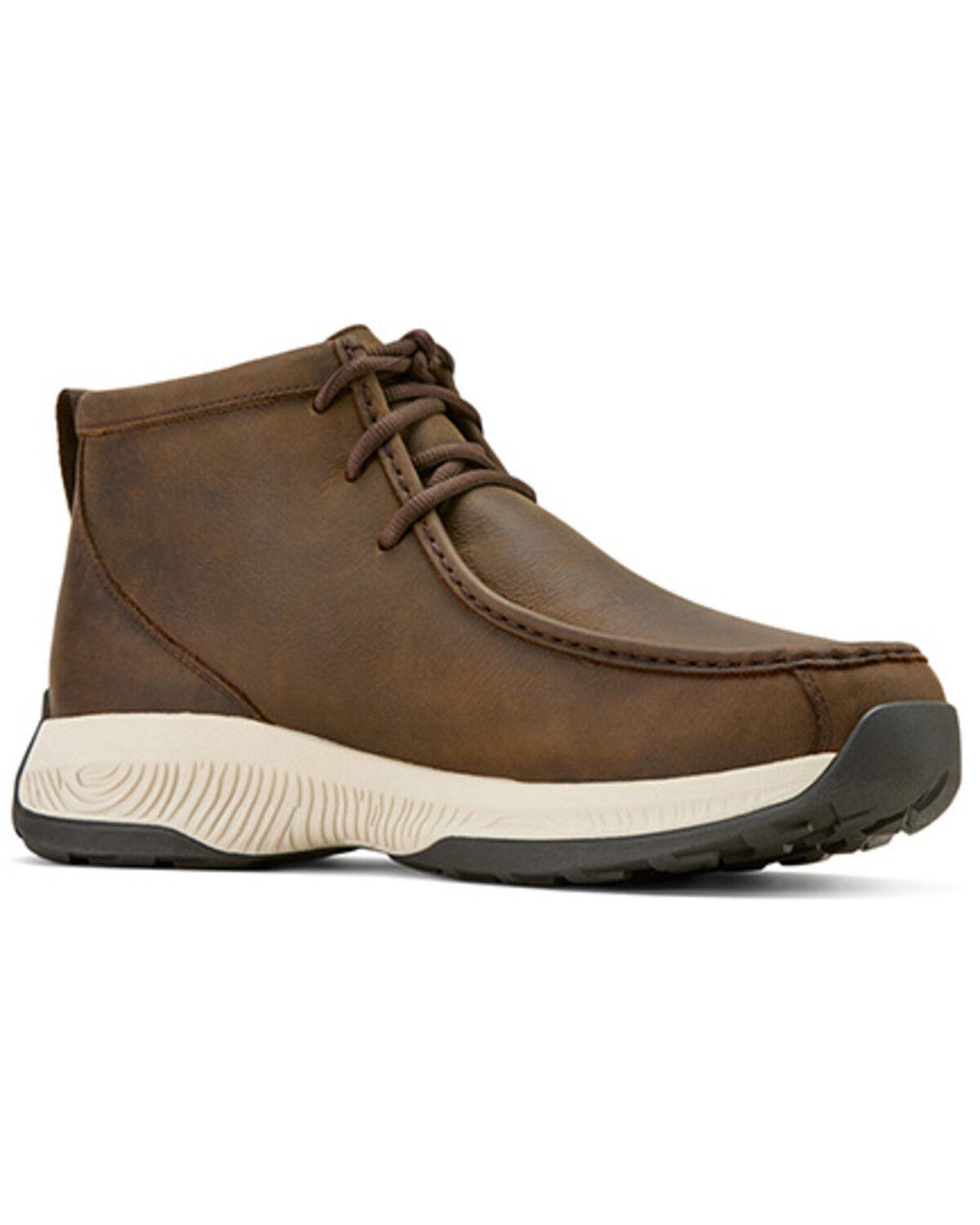 Ariat Men's Spitfire All Terrain Waterproof Casual Shoes - Moc Toe, Dark Brown, hi-res