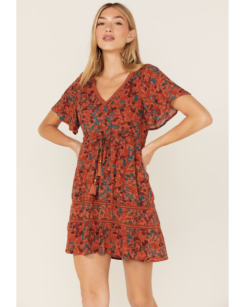 Idyllwind Women's Blossom Court Dress, Pecan, hi-res