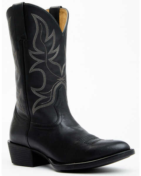 Cody James Men's Larsen Western Boots - Medium Toe, Black, hi-res