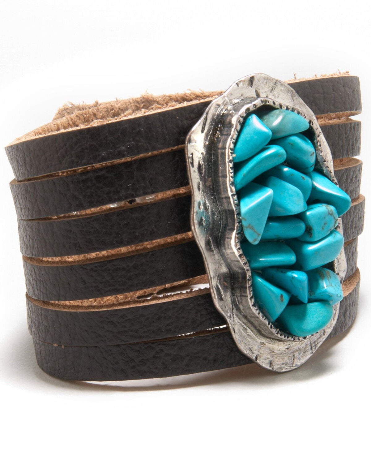 Image #1 - Cowgirl Confetti Women's Raw & Refined Cuff, Black, hi-res