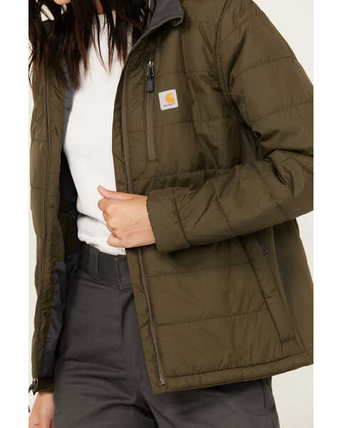 Image #3 - Carhartt Women's Rain Defender® Relaxed Fit Lightweight Insulated Jacket , Loden, hi-res