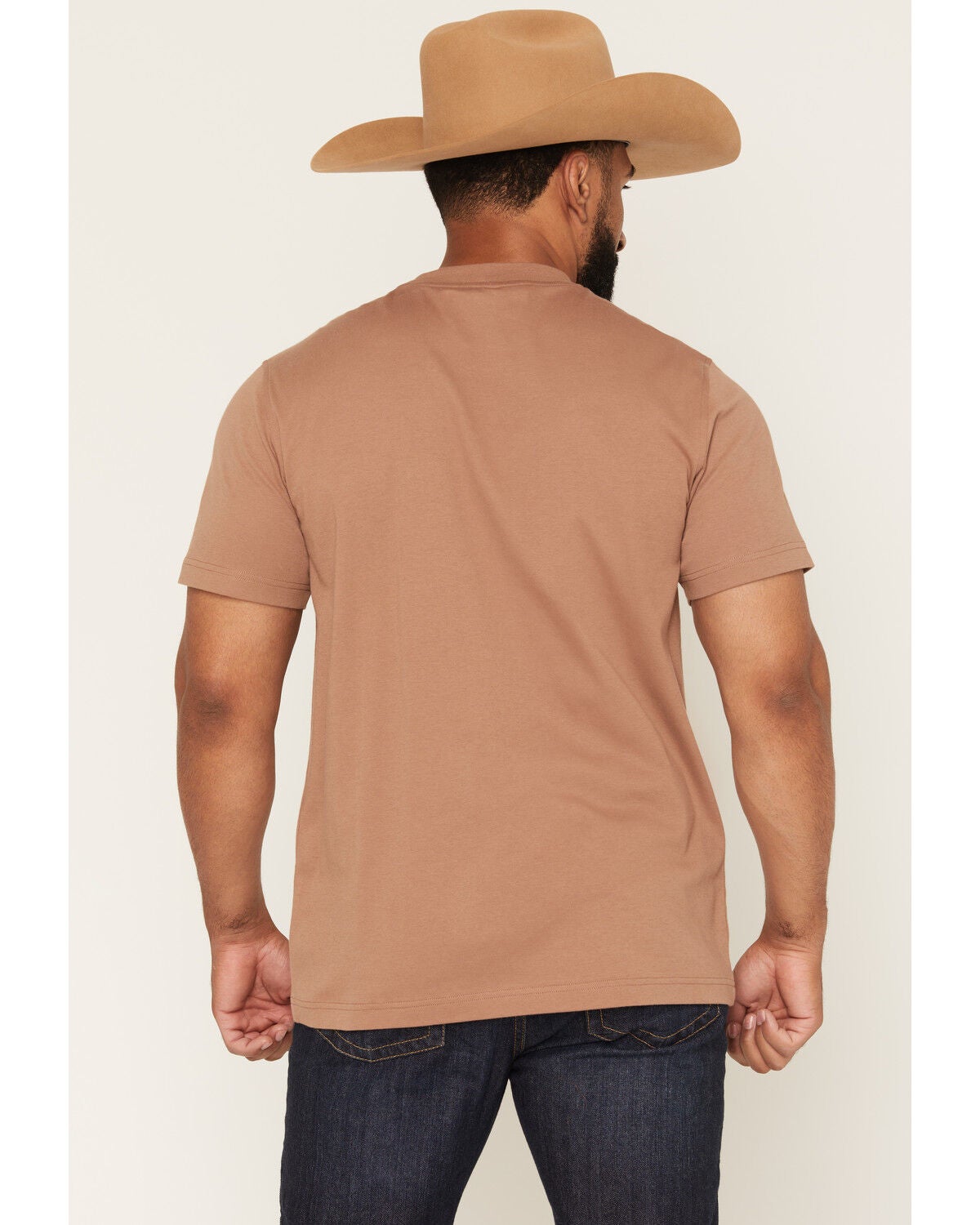 Image #4 - Cody James Men's Summit Solid Pocket Short Sleeve T-Shirt, Tan, hi-res