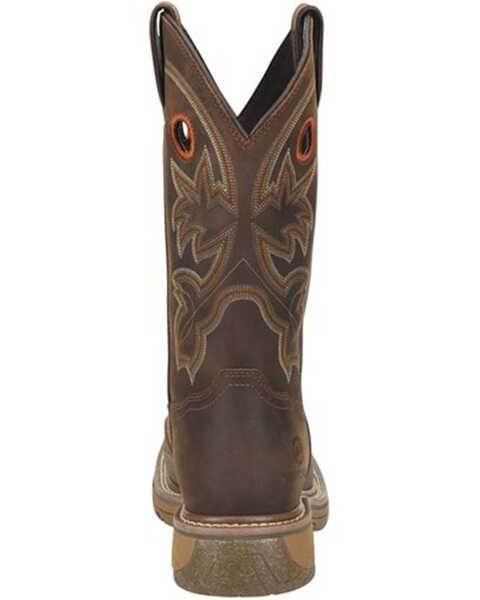 Image #4 - Double-H Men's Carlos Waterproof Western Work Boots - Composite Toe, Tan, hi-res
