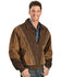 Image #2 - Scully Men's Boar Suede Leather Arena Jacket, Chocolate, hi-res