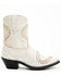 Image #2 - Laredo Women's Bone Embellished Booties - Snip Toe, Off White, hi-res