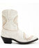 Image #2 - Laredo Women's Bone Embellished Booties - Snip Toe , Off White, hi-res