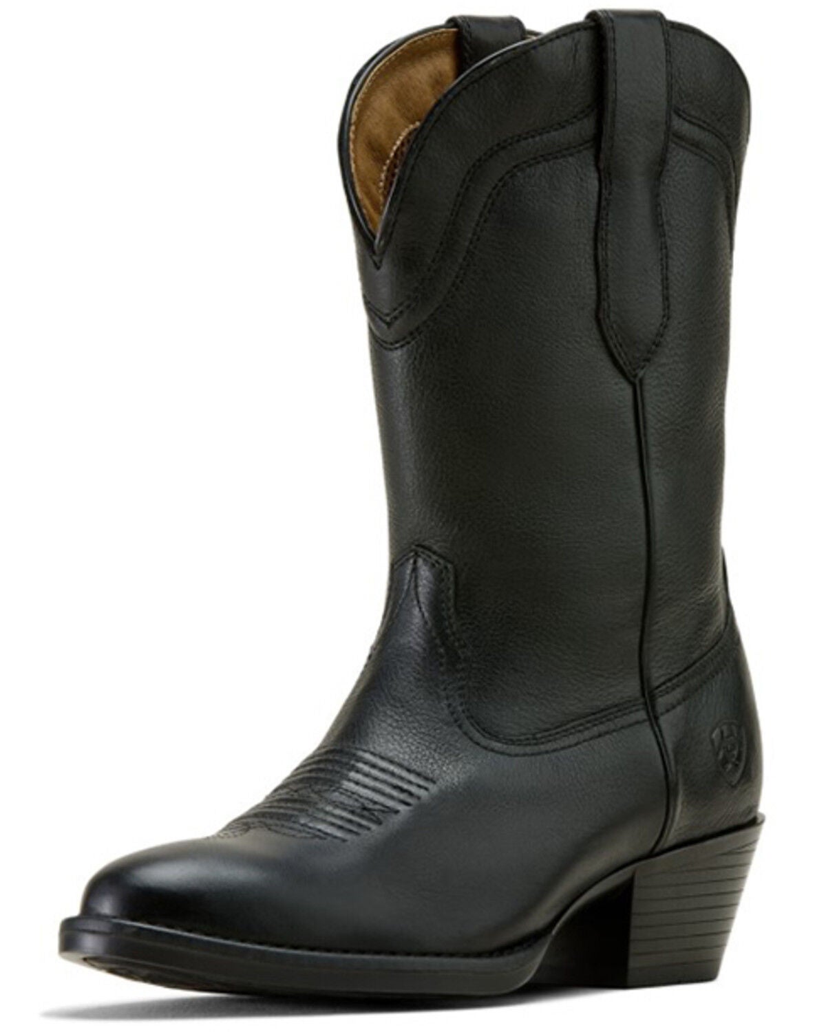Image #3 - Ariat Women's Grayson Western Boots - Round Toe, Black, hi-res