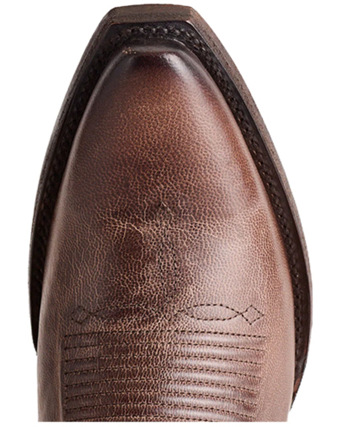 Image #5 - Lucchese Women's Marcella Western Boots - Snip Toe, Brown, hi-res
