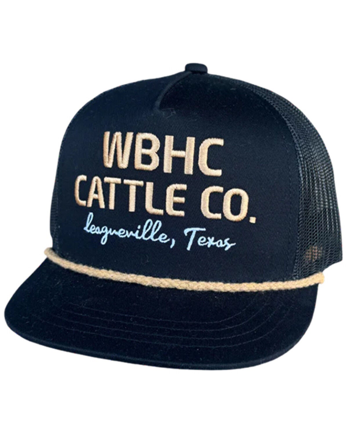 Image #1 - Whiskey Bent Boys' Logo Ball Cap, Black, hi-res