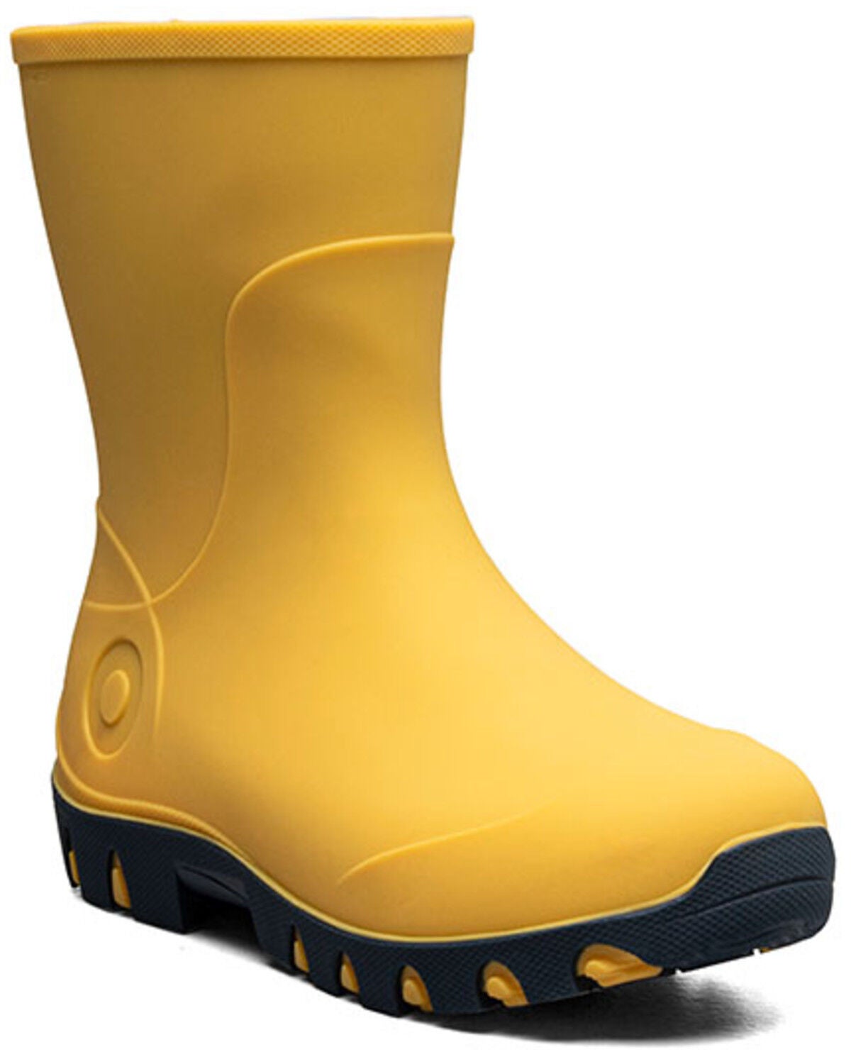 Bogs Boy's Essential Mid Rainboots, Mustard, hi-res