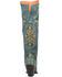 Dan Post Women's Flower Child Tall Boots - Snip Toe, Turquoise, hi-res
