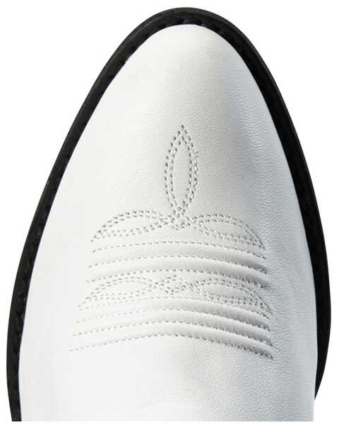 Image #3 - Ariat Women's Darlin Zipper Booties - Round Toe, White, hi-res