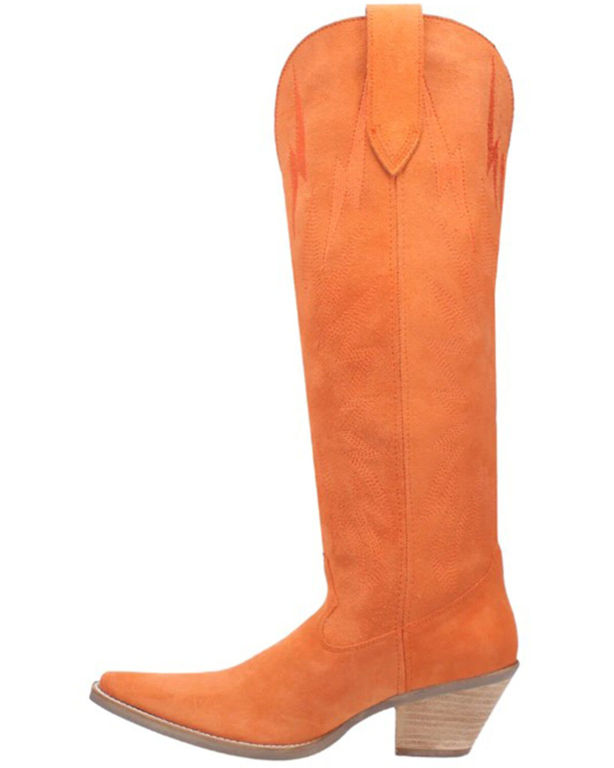 Image #3 - Dingo Women's Thunder Road Western Boots - Snip Toe, Orange, hi-res