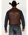 Image #4 - Scully Men's Leather Vest, Brown, hi-res