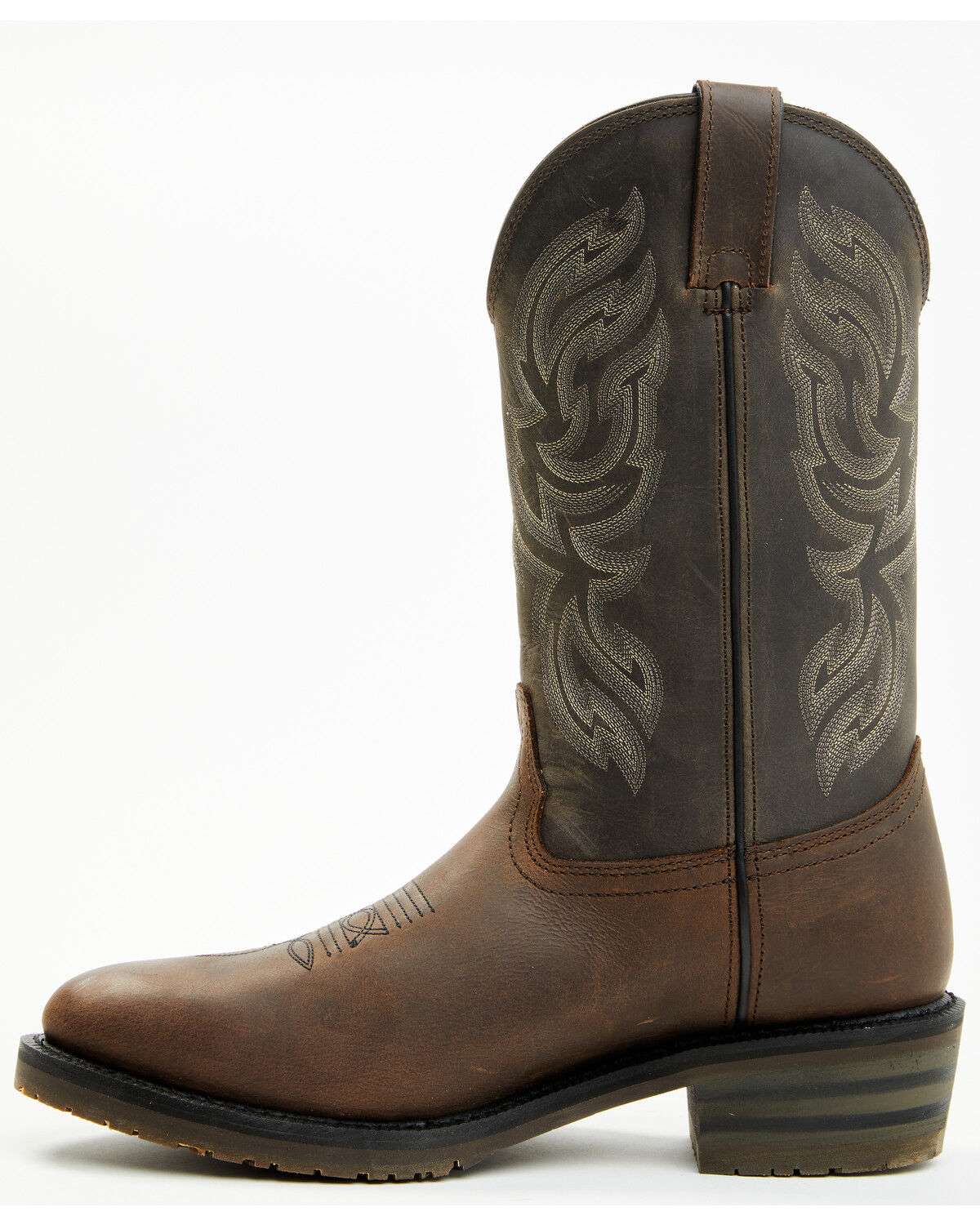 Image #3 - Double H Men's 11" Tascosa Waterproof Performance Western Boots - Round Toe, Brown, hi-res