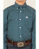 Image #3 - Cinch Boys' Geo Print Long Sleeve Button-Down Western Shirt, Teal, hi-res